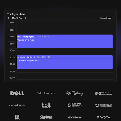 Timesheetr web application